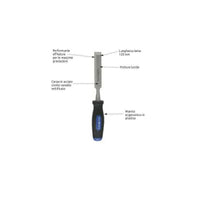 Scalpello Falegname Stella Bianca con Manico mm 10