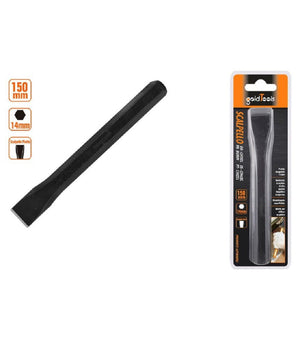 Scalpello Piatto Attacco Esagonale In Acciaio 150x14mm Utilizzo Su Pietra 57014         