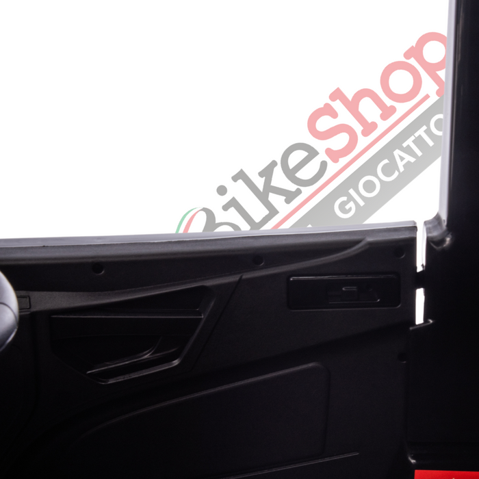 Camion Elettrico Per Bambini  Scania 24V Porte Apribili-Nero