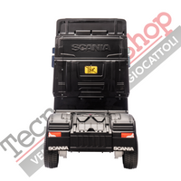Camion Elettrico Per Bambini  Scania 24V Porte Apribili-Nero