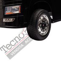 Camion Elettrico Per Bambini  Scania 24V Porte Apribili-Nero