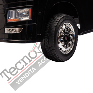 Camion Elettrico Per Bambini  Scania 24V Porte Apribili-Nero