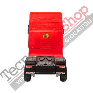 Camion Elettrico Per Bambini  Scania 24V Porte Apribili-Rosso