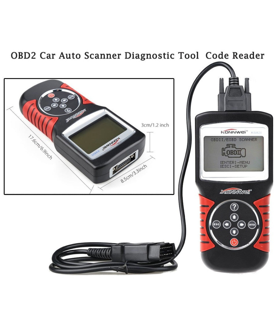 Scanner Diagnosi Eobd Obdii2 Diagnostica Lettore Codici Errore Centralina Auto         