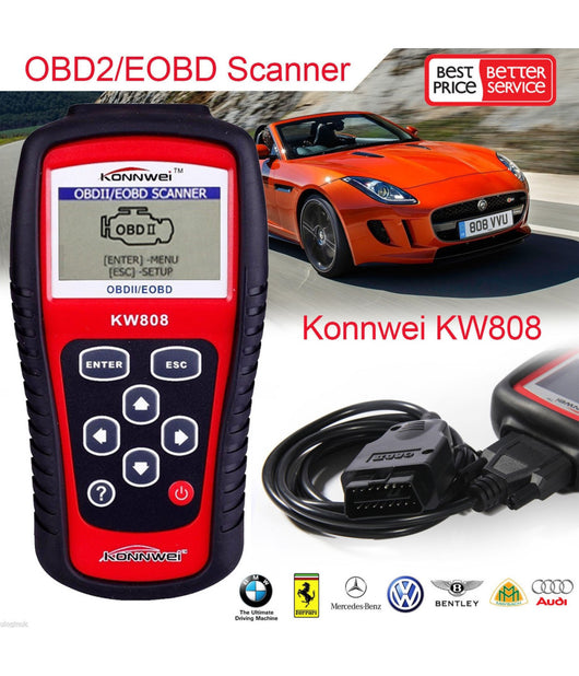 Scanner Eobd Odbii Obd2 Lettore Codici Di Guasto Auto Veicoli Scansione Diagnosi         