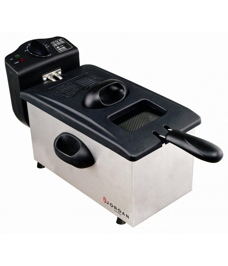 Friggitrice Elettrica Professionale 2000w 3lt. Cestello Estraibile Jordan Df300a         