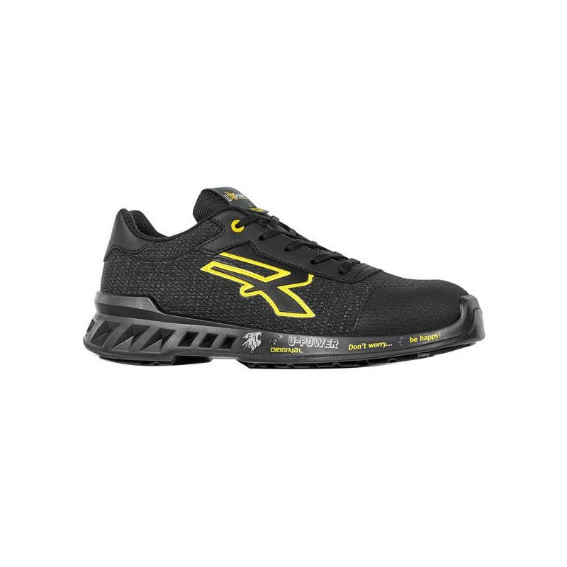 Scarpe Frank Nero/Giallo Basse 41 S1P Upower
