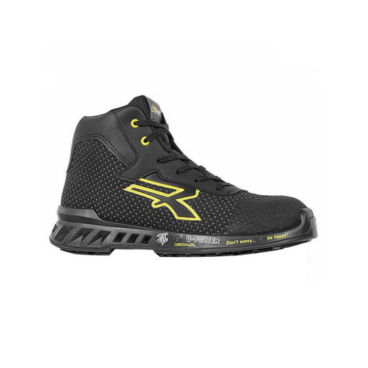 Scarpe Joe Nero/Giallo Alte 47 S3 Upower