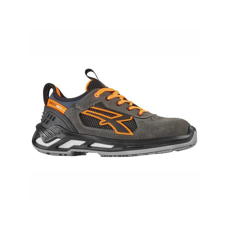 Scarpe Ryder Grigio/Arancio Basse 46 S1P Upower