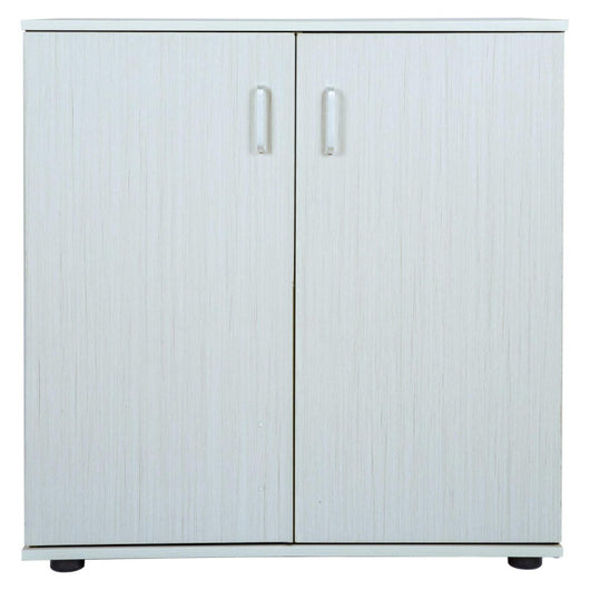 Scarpiera 2 Ante E 5 Ripiani 60x34x120 Cm Bianco Legno