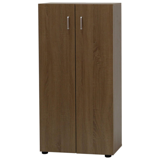 Scarpiera 2 Ante E 5 Ripiani 60x34x120cm Colore Quercia