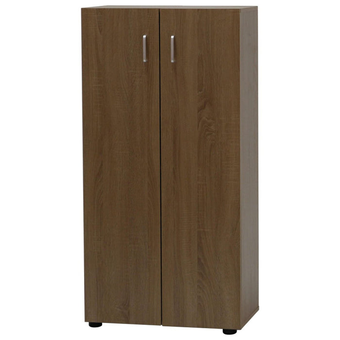 Scarpiera 2 Ante E 5 Ripiani 60x34x120cm Colore Quercia