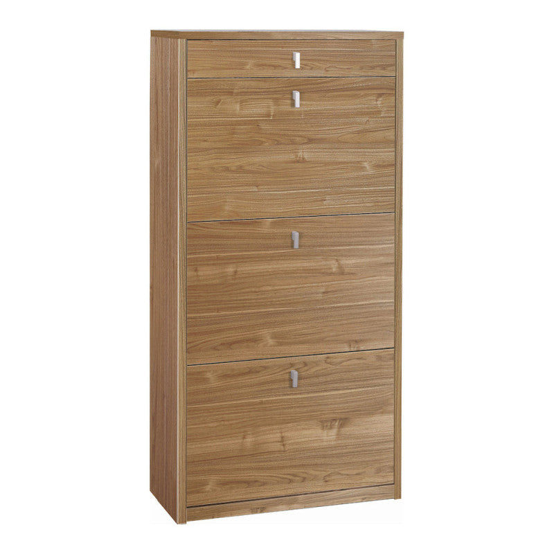 Scarpiera 3 Ante 1 Cassetto P29 Kit Noce Stelvio cm 63x29x127h - Sarmog