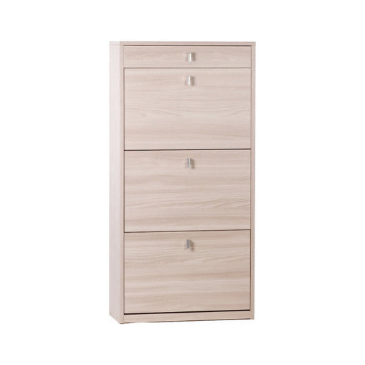 Scarpiera 3 Ante 1 Cassetto P29 Kit Olmo Chiaro cm 63x29x127h - Sarmog