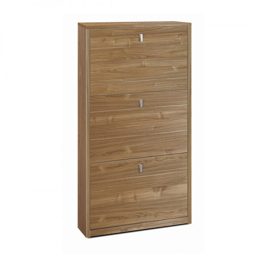 Scarpiera 3 Ante 63L x 18P x h117 – Finitura Legno Noce – Sarmog