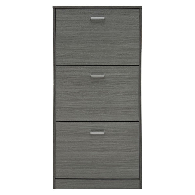 Scarpiera 3 Ante In Colore Grigio Legno