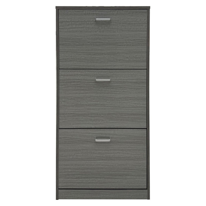 Scarpiera 3 Ante In Colore Grigio Legno