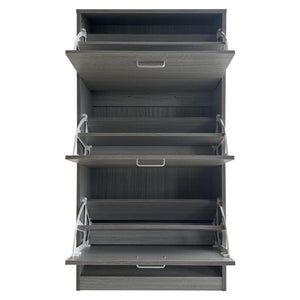 Scarpiera 3 Ante In Colore Grigio Legno