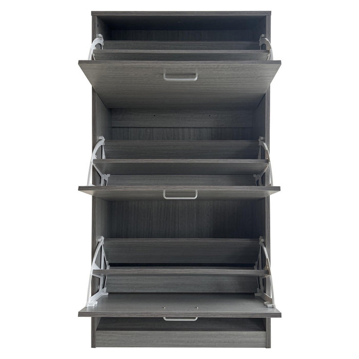 Scarpiera 3 Ante In Colore Grigio Legno