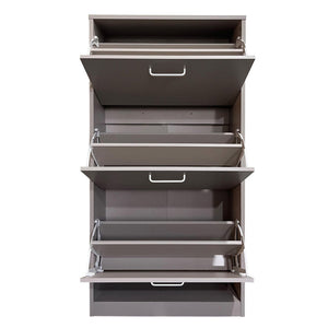 Scarpiera 3 Ante In Melamina Tortora 60x24x115