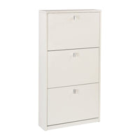 Scarpiera 3 Ante P18 Kit Bianco Fiammato cm 63x18x117h - Sarmog