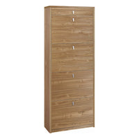 Scarpiera 4 Ante 1 Cassetto P29 Kit Noce Stelvio cm 63x29x164h - Sarmog