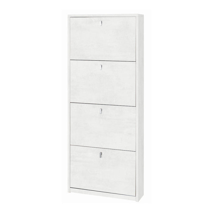 Scarpiera 4 Ante P18 Kit Ossido Bianco cm 63x18x154h - Sarmog