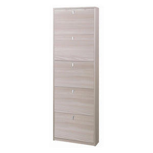 Scarpiera 5 Ante P18 Kit Olmo Chiaro cm 63x18x190h - Sarmog