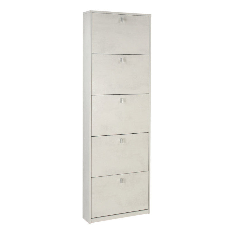 Scarpiera 5 Ante P18 Kit Ossido Bianco cm 63x18x190h - Sarmog