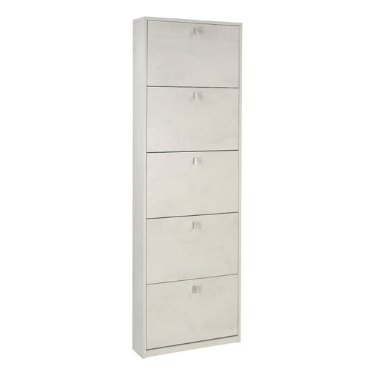 Scarpiera 5 Ante P18 Kit Ossido Bianco cm 63x18x190h - Sarmog