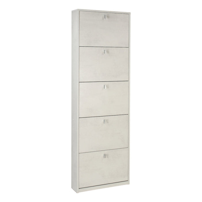 Scarpiera 5 Ante P18 Kit Ossido Bianco cm 63x18x190h - Sarmog