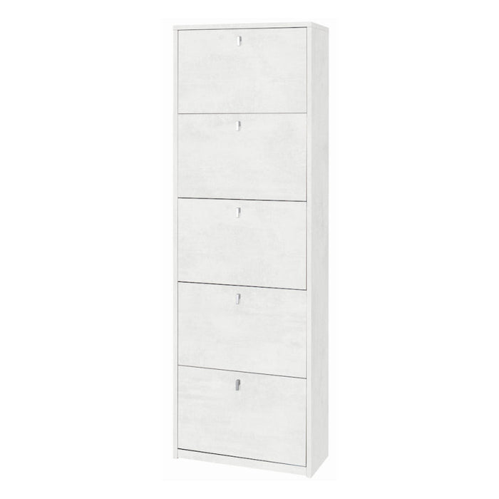 Scarpiera 5 Ante P29 Kit Ossido Bianco cm 63x29x190h - Sarmog