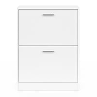 IDMarket - Scarpiera a 2 ante bianca