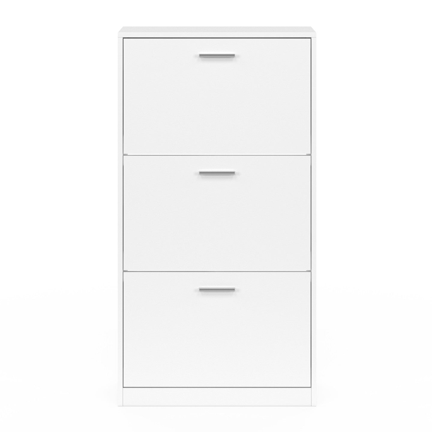 IDMarket - Scarpiera bianca a 3 ante