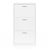 IDMarket - Scarpiera bianca a 3 ante