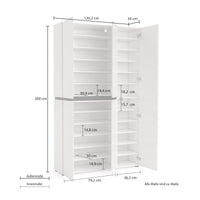 Scarpiera BOB a 5 ante con 10+10 ripiani made in Italy