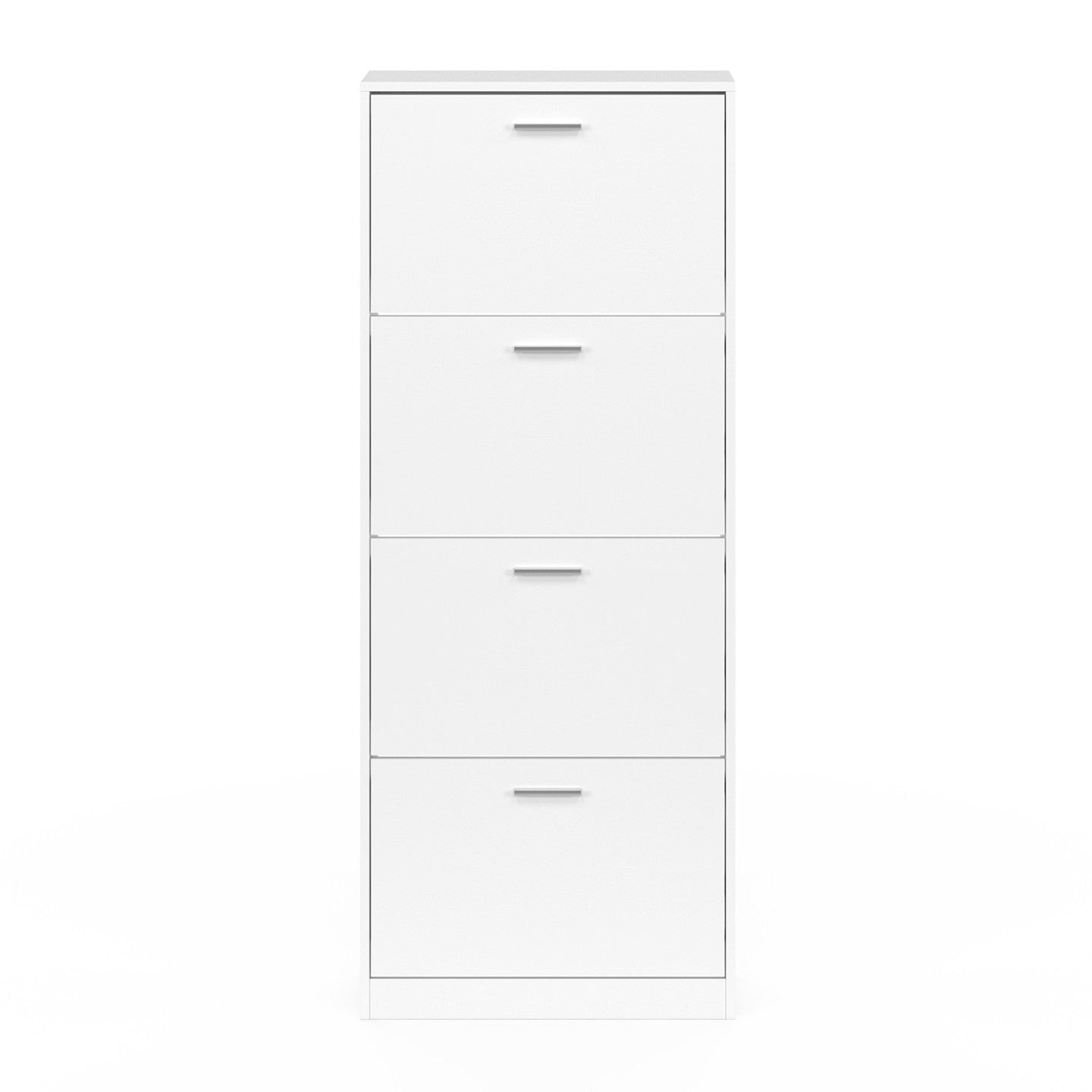 IDMarket - Scarpiera con 4 ante bianco