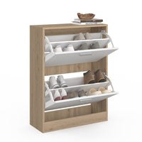 IDMarket - Scarpiera in finto faggio 2 ante bianco