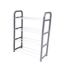 Scarpiera In Plastica 4 Ripiani Livelli Salvaspazio 40x19x56cm Porta Scarpe Casa         