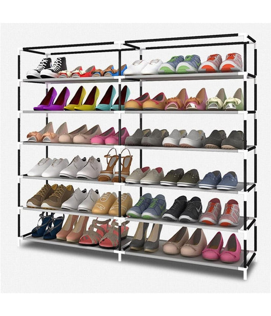 Scarpiera In Tela 6 Livelli Per Soggiorno Corridoio Organizzatore Scarpe Scaffale         