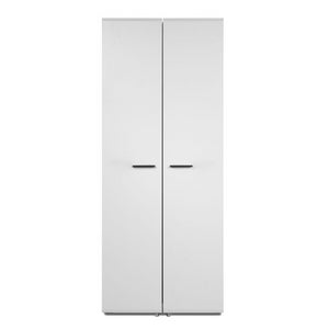 Scarpiera Lugo 02A con 2 ante e 5 scomparti colore bianco