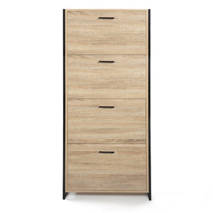 IDMarket - Scarpiera LUIS 4 ante design industriale