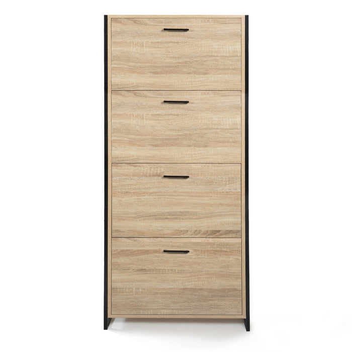 IDMarket - Scarpiera LUIS 4 ante design industriale