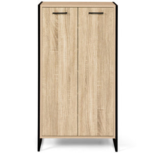 IDMarket - Scarpiera LUIS Armadio a 2 ante di design industriale