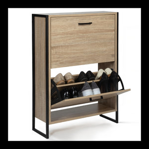 IDMarket - Scarpiera LUIS due ante design industriale