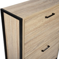 IDMarket - Scarpiera LUIS due ante design industriale