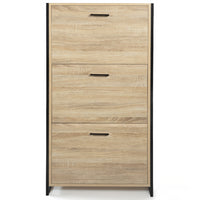 IDMarket - Scarpiera LUIS tre ante design industriale