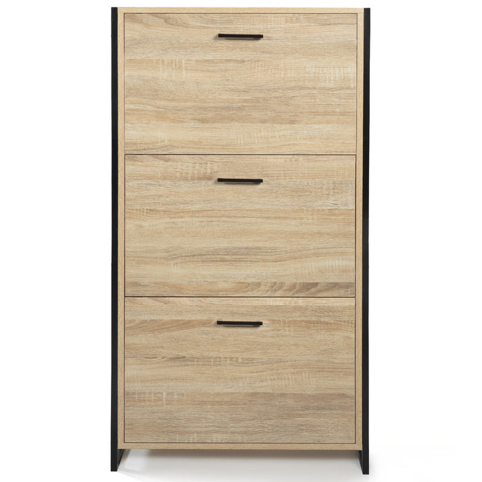 IDMarket - Scarpiera LUIS tre ante design industriale