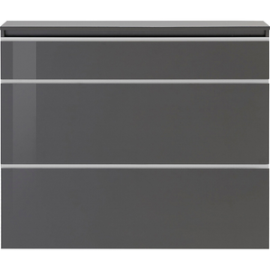 Scarpiera Magic 120 – 2 ante + 1 ribalta – Antracite Lucido