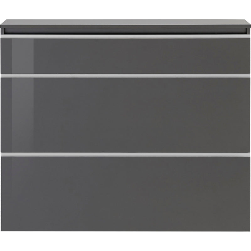 Scarpiera Magic 120 – 2 ante + 1 ribalta – Antracite Lucido